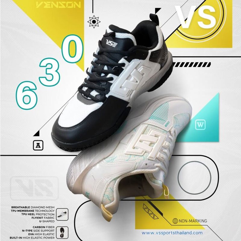 【 ของแท้ 💯% 】รองเท้าแบดมินตันวีเอสโปรเฟสชั่นนอล VS630 (VS630)