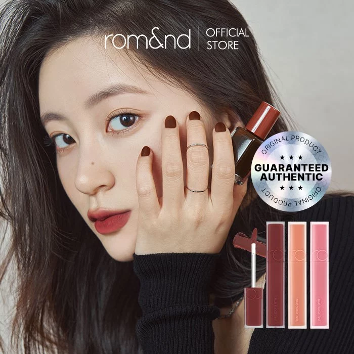 [rom&nd official] rom&nd Blur Fudge Tint / ลิปสติก ลิปเกาหลี ของแท้ 100% ส่งตรงจากเกาหลี (11 สี)