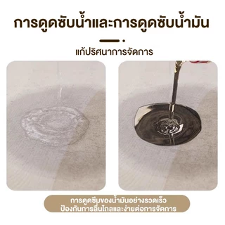 BONAS พรมห้องครัว พรมเช็ดเท้าห้องน้ำ 40x120cm กันลื่น ซัพน้ำดี มินิมอล