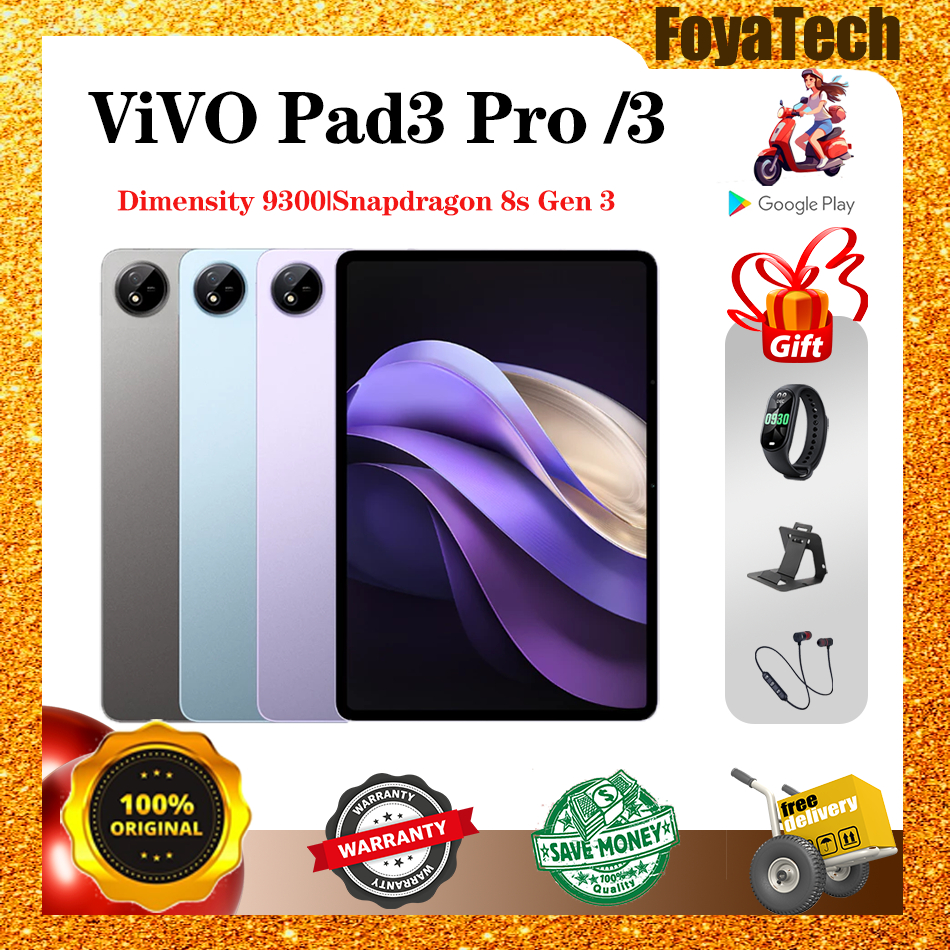 Vivo Pad3 Pro Dimensity 9300 VIVO Pad3 Snapdragon 8s Gen 3 13 Inch 144HZ 11500mAh VIVO Tablet
