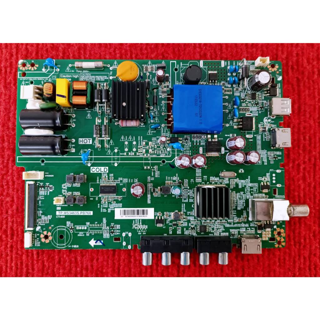 เมนบอร์ดทีวี LG 28MT49VF-PT ,  28TK430V-PT , 32LK500BPTA  , 32LJ500D  พาสบอร์ด TP.MS3463S.PB768