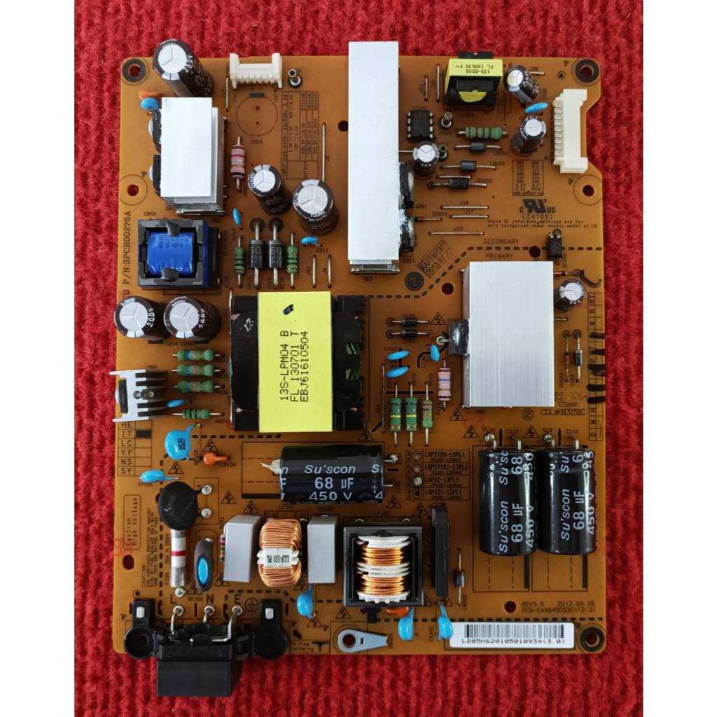 เพาเวอร์ซัพพลายทีวี LG 42LN5120,42LN5710,42LN570T,42LA6130,42LN549C,39LN5400 พาสบอร์ด EAX64905301