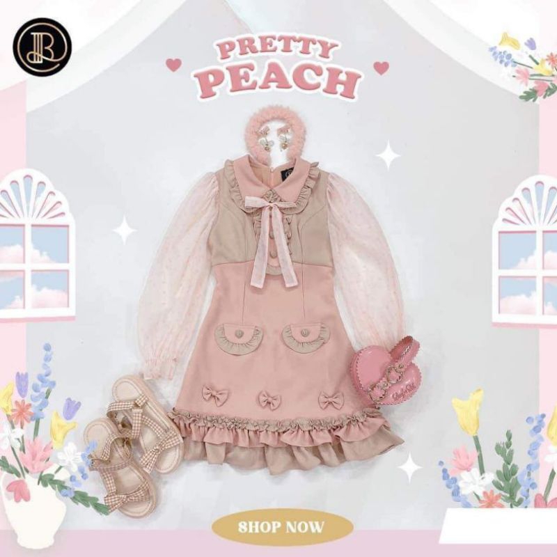 BLT brand รุ่น Pretty peach 🍑M