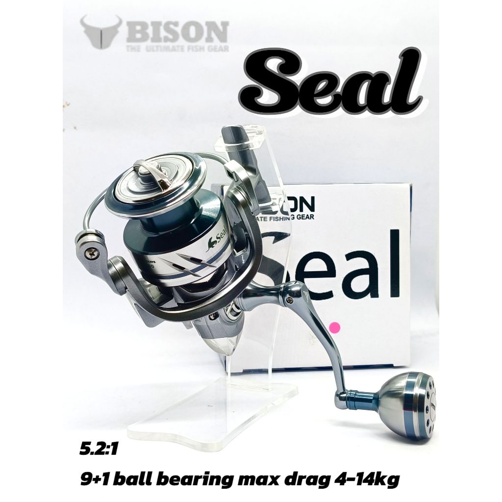 รอกสปินนิ่ง Bison Seal รอกตกปลา