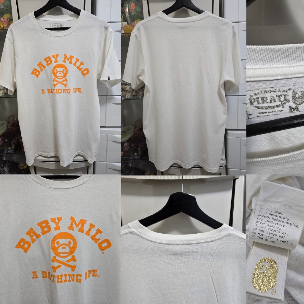 [ ของแท้ ] เสื้อยืด Bape M(40/27) มือสอง สภาพดี พร้อมส่ง