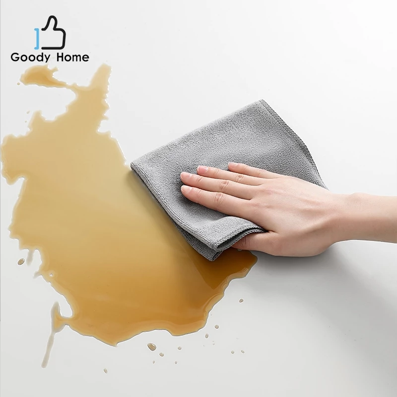 Goody Home ผ้าเช็ดทำความสะอาดทั่วไป มีหูแขวน เก็บผ้าเวลาไม่ได้ใช้งานได้