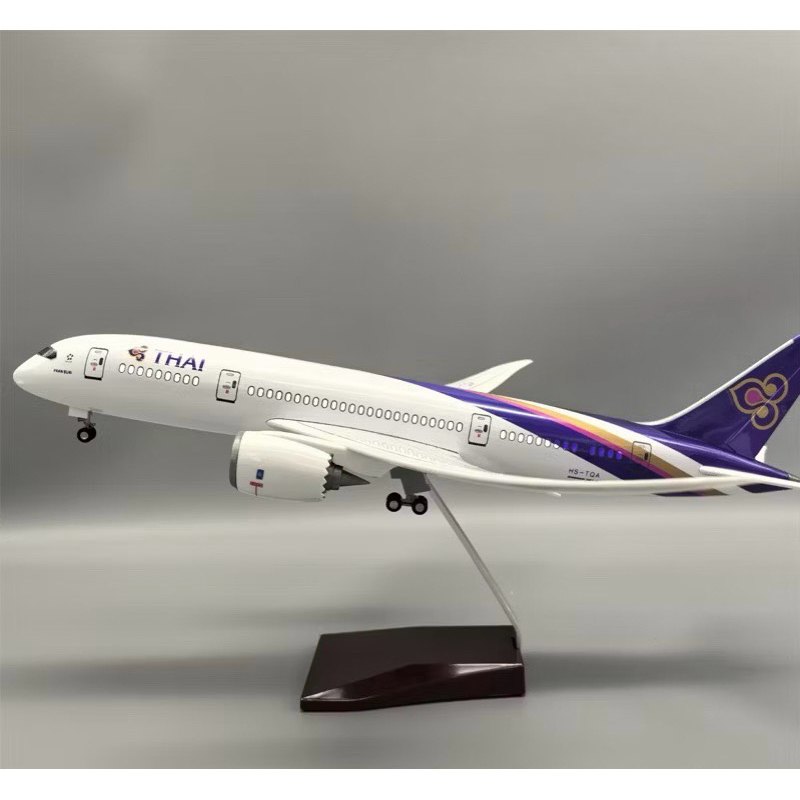 โมเดลเครื่องบินเหล็ก ขนาด 1:160 การบินไทย โบอิ้ง B787 (Thai Airways Boeing 787)