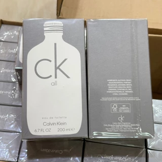 (200 ml) CALVIN KLEIN ck all EDT 200 ml กล่องซีล