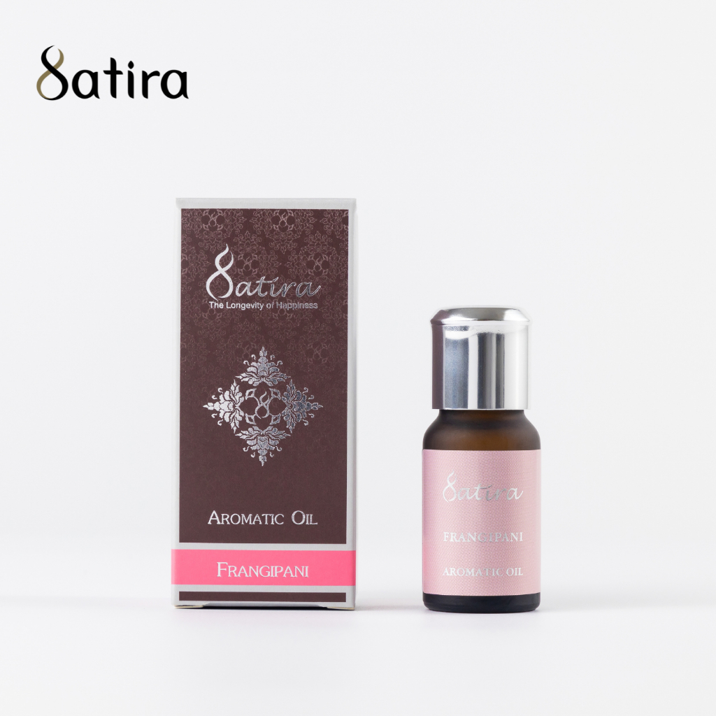 Satira Aromatic Oil : Frangipani 10 ml สถิรา น้ำมันหอมระเหย กลิ่นฟรังจิปานี 10 มล