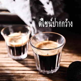 จัดส่งทันที | แก้วน้ำ แก้วกาแฟ ชา นม น้ำผลไม้ glass สไตลมินิมอล