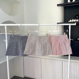 BOGiE w SKiRT 🍒กระโปรงเอวต่ำ (กป.รอบตัว) มีกางเกงด้านใน