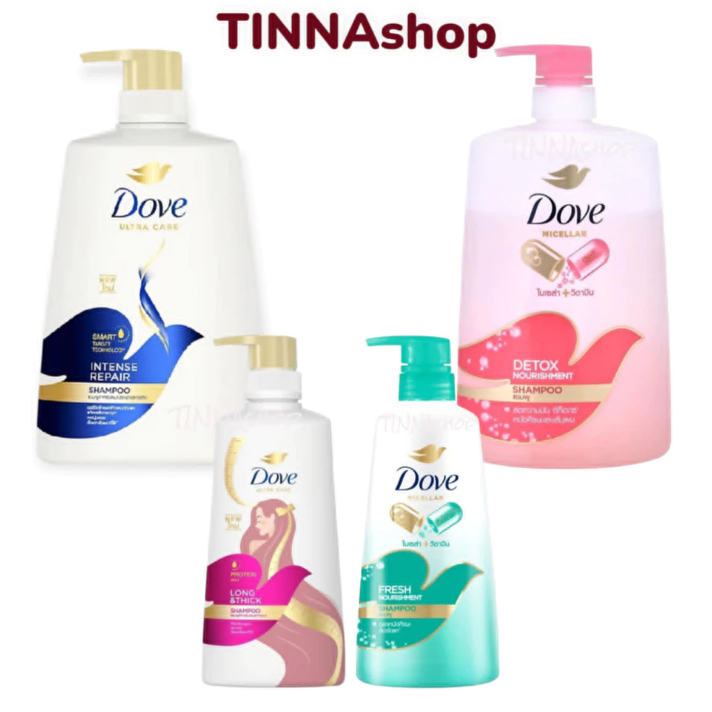 Dove Shampoo โดฟ แชมพู ขนาด 410-850 ml.