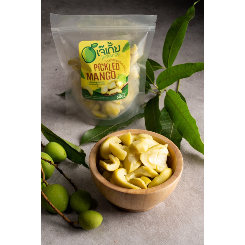 เจ๊เกี้ย มะม่วงพิมเสนเบาแช่อิ่ม ขนาด 500 กรัม (เนื้อล้วน) ***ทำจากมะม่วงพิมเสนเบาพันธุ์ทางใต้***