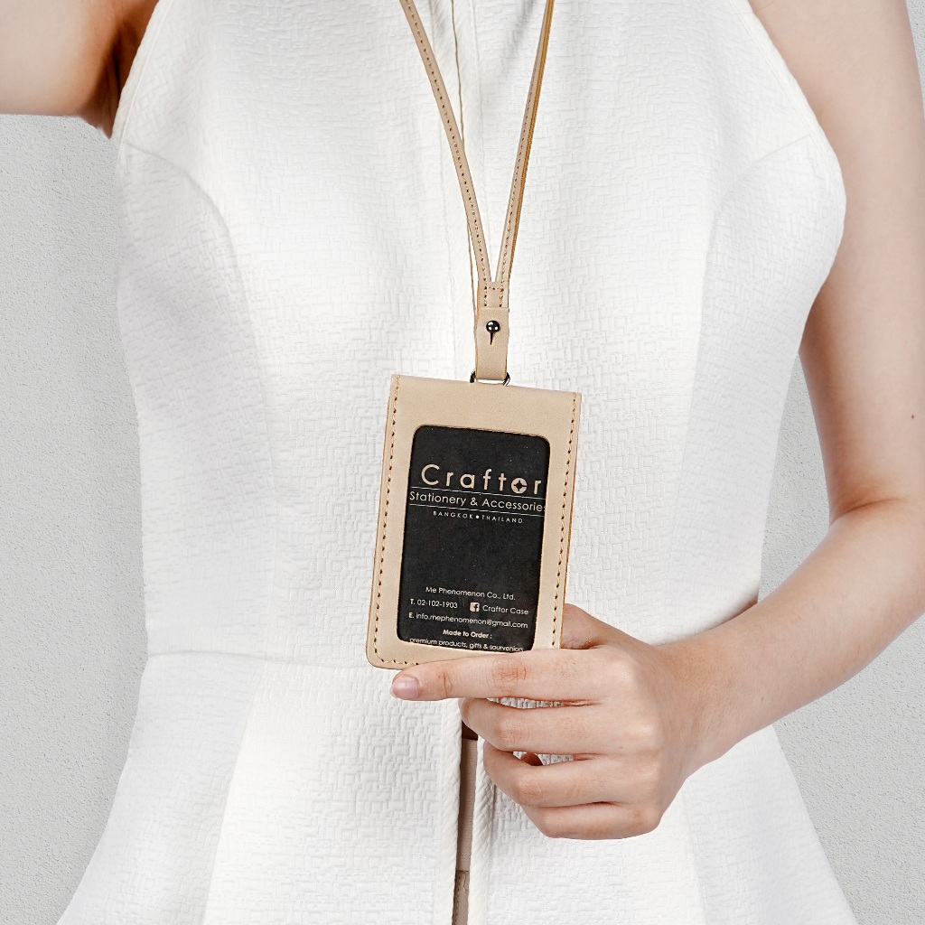 ป้ายห้อยคอ แสกน BTS ได้ รุ่น Neck Card Holder 2 - Craftor