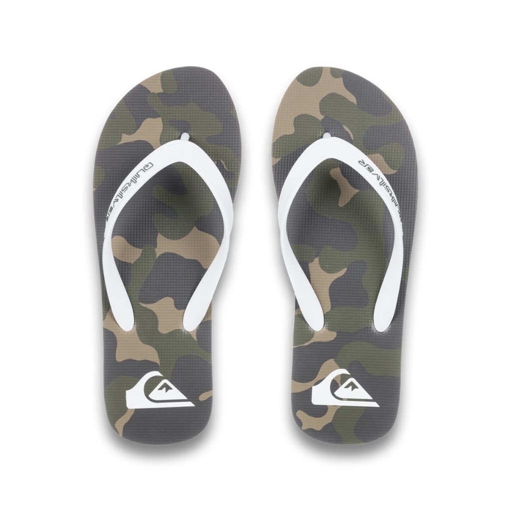 QUIKSILVER รองเท้าแตะผู้ชาย MOLOKAI ART 25-BROWN 251 AQYL101430-THQ6