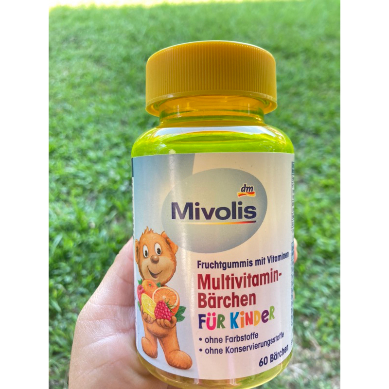 วิตามินรวมเยลลี่เด็ก เยอรมัน 60เยลลี่ Mivolis Multivitamin-Barchen for Kinder