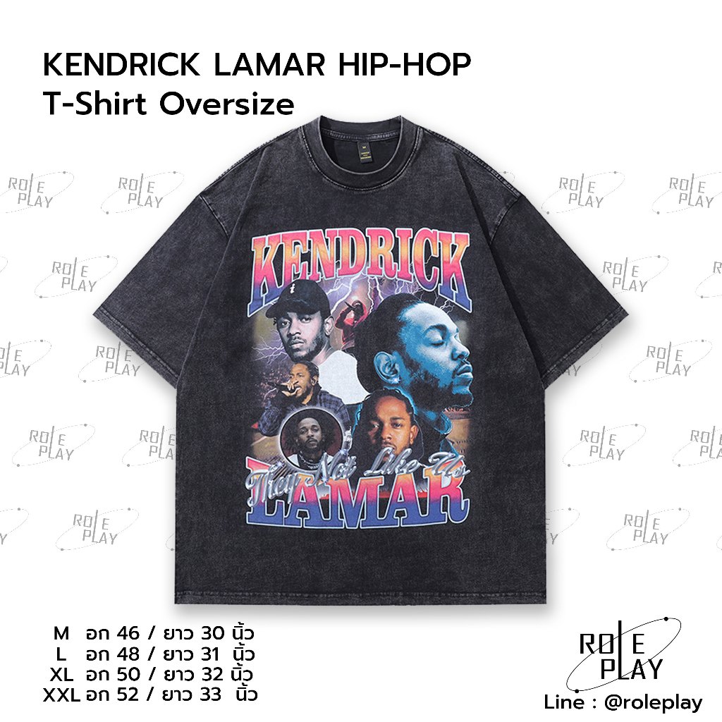 KENDRICK LAMAR HIP-HOP T-Shirt Oversize #RPS323