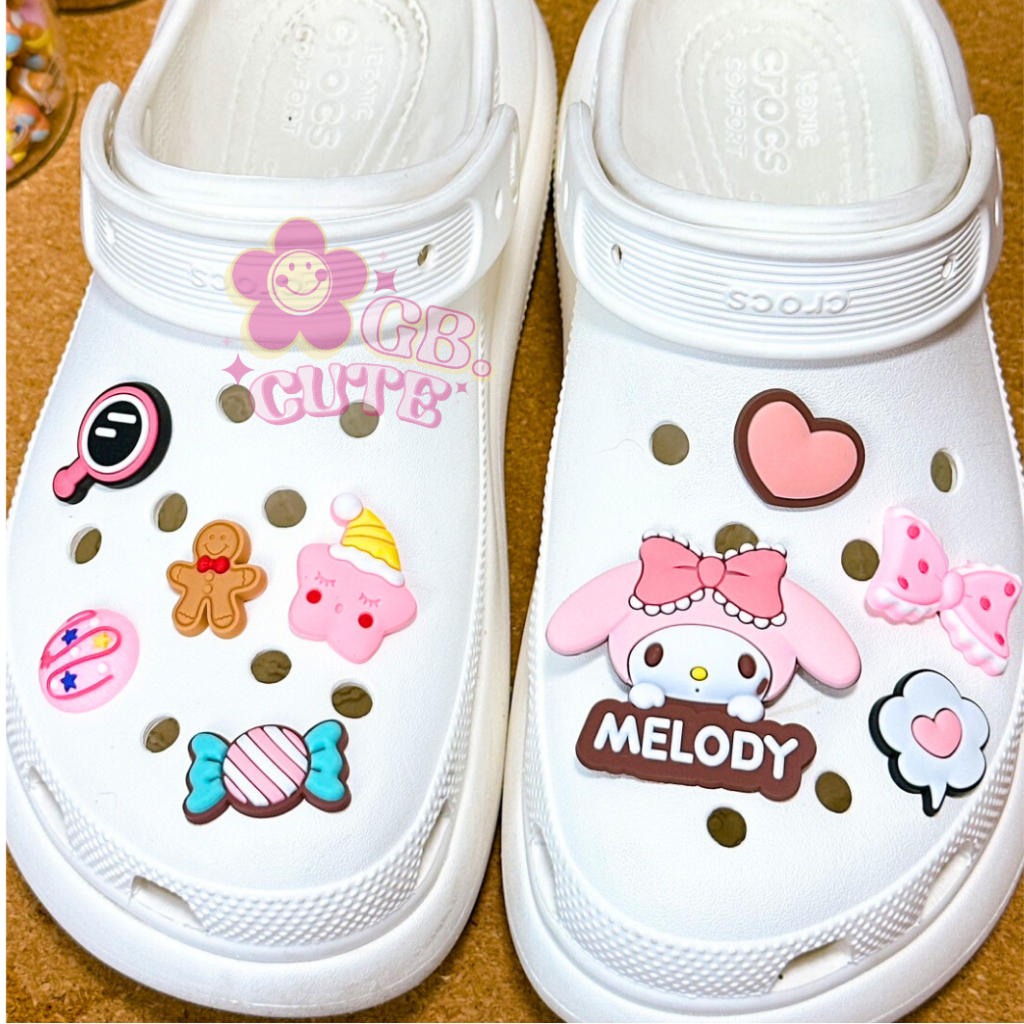 ตัวติดรองเท้า Jibbitz แบบเซ็ท ลาย MY MELODY 9 ชิ้น สินค้าพร้อมส่งจากไทย จัดส่งเร็ว ราคา ถูกที่สุด ดีลบีเคเค รูปภาพหลัก