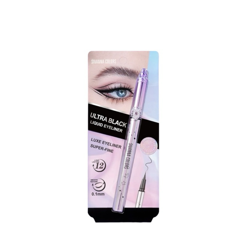 :: ES8021 :: Sivanna Colors Ultra Black Liquid Eyeliner ซีเวนน่า คัลเลอร์ส อัลตร้า แบล็ค ลิควิด อายไลเนอร์