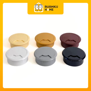 1 ชิ้น ช่องร้อยสายไฟพลาสติก ทรงกลม ปรับขนาดได้ 60 x 60 x 25 mm