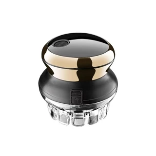 Kemei KM-887 ปัตตาเลี่ยนตัดผมไฟฟ้า หัวกลม หมุนได้ 360 องศา ชาร์จ USB สําหรับผู้ชาย