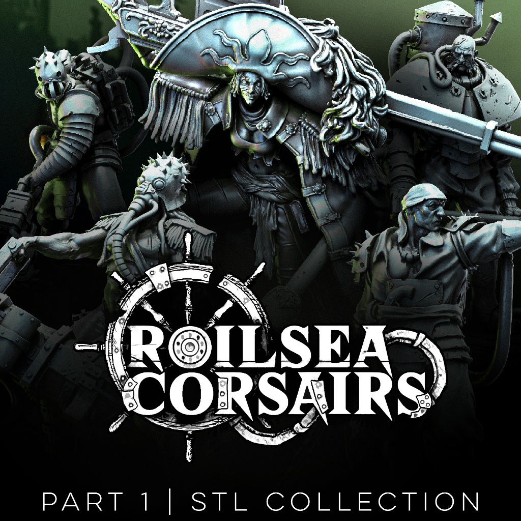 Roilsea Corsairs : Collection - proxy miniature สำหรับ Trench Crusade [ผลิตภายใน 1-3 วัน]