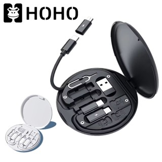 XH กล่องเก็บสายชาร์จโทรศัพท์มือถือ usb AB Type C 60WPD อินเท…