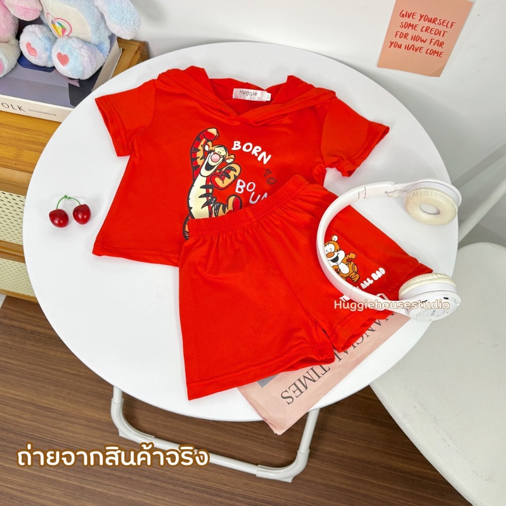 พร้อมส่ง ย46-ย49 4556  ชุดเซ็ทฮู้ดขาสั้น