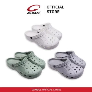 GAMBOL รุ่น GM/GW42211 แกมโบล รองเท้าแตะสวมชายหญิง หัวโต หัวปิด Size 36-44