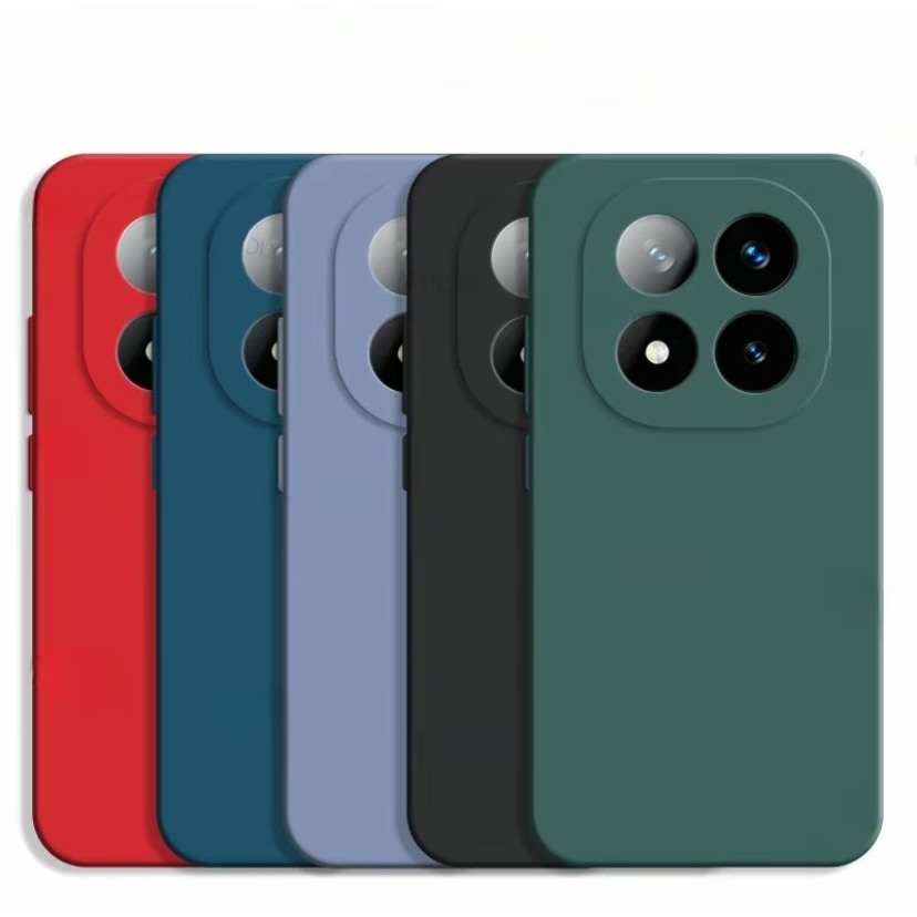 เคส ซิลิโคนนิ่ม สีพื้น สำหรับรุ่น Xiaomi Redmi Note14 14Pro Mi14T 14TPro เคสฝาหลัง กันกระแทก