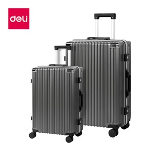 Deli กระเป๋าเดินทาง กระเป๋าลาก ล็อคคู่พิเศษ โฉมใหม่โครงสร้าง…