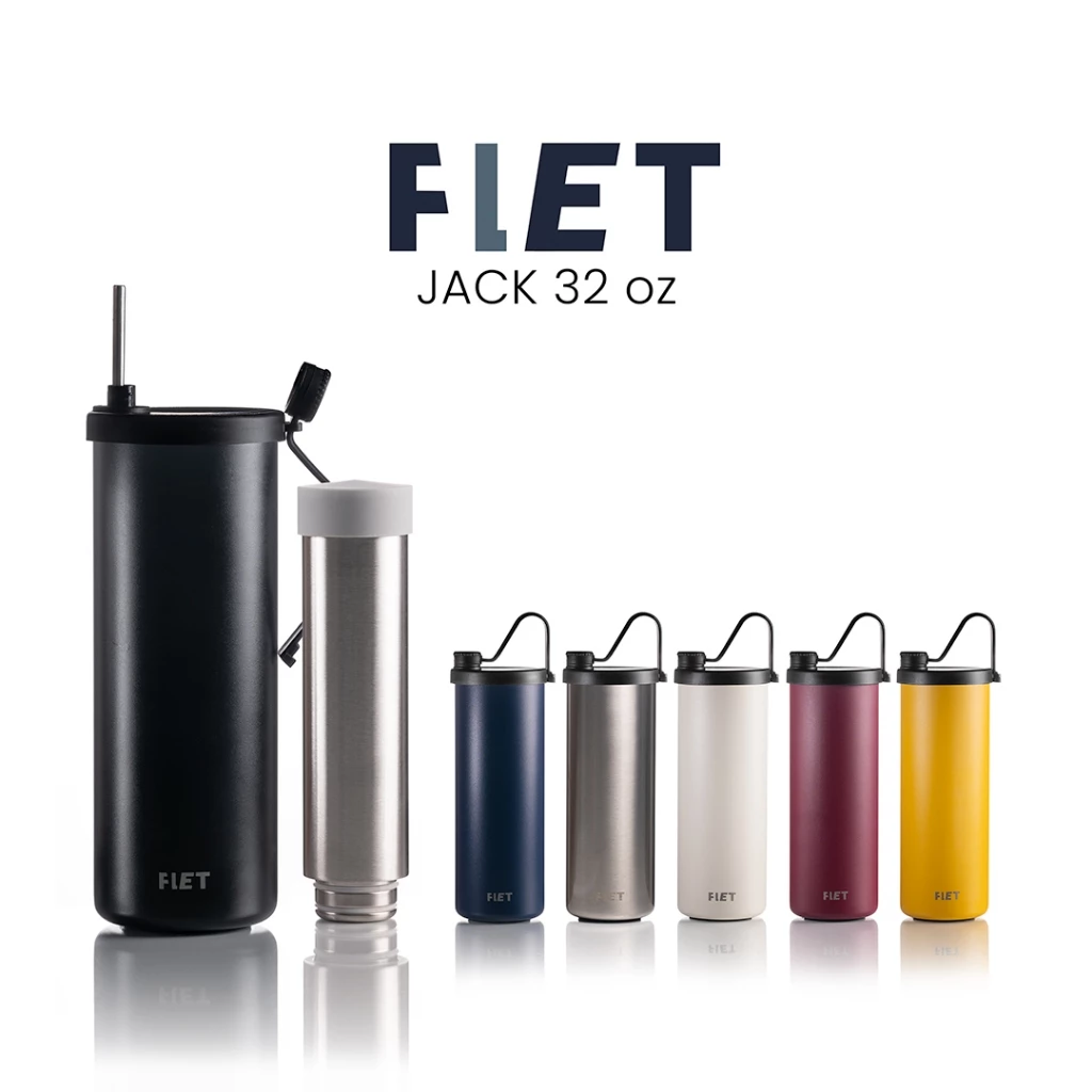 FLET Tumbler JACK 32 oz - แก้วเก็บความเย็น - เย็น ใหญ่ ไม่ต้องใช้น้ำแข็ง