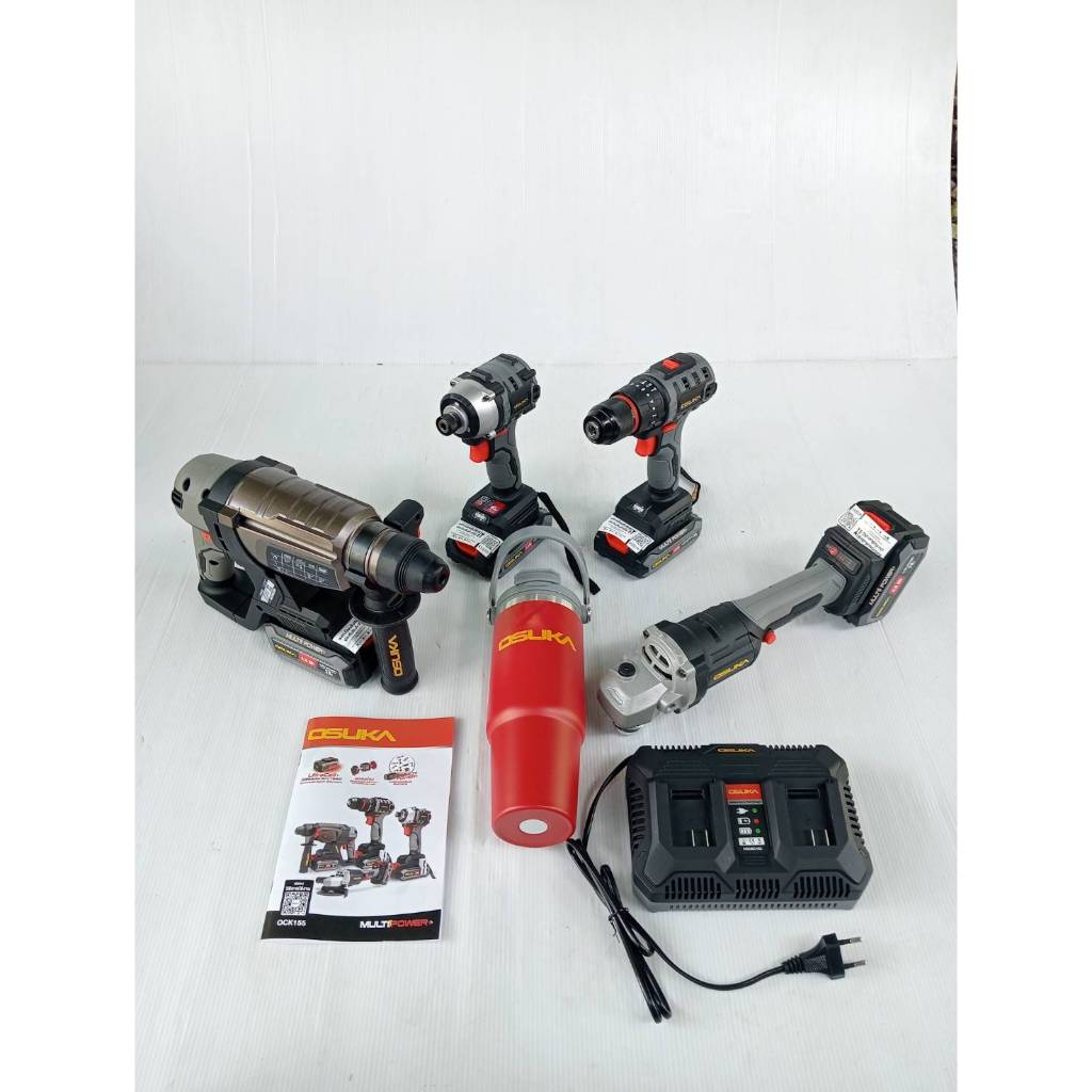 OSUKA Combo ช่างไฟ 01 รุ่น OCK155-D2M2 สว่านกระแทก รูปที่ 5