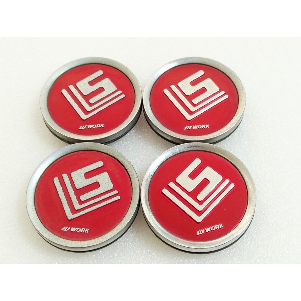 ฝาล้อแม็ก Work LS สำหรับล้อแม็กญี่ปุ่นแท้ Work LS 18 19 20" ฝาล้อแม็กWorkLS มือสอง แบบ 4 ฝา