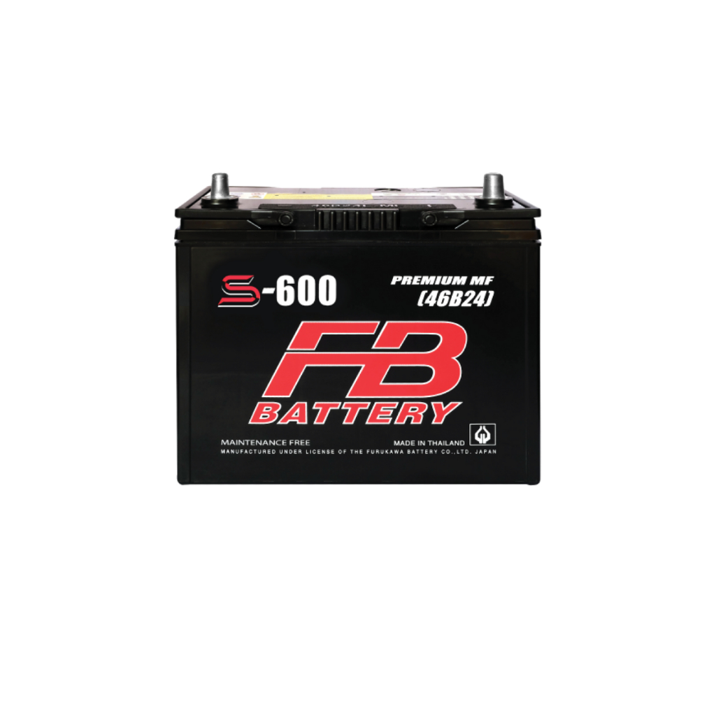แบตเตอรี่รถยนต์ FB S600L [55B24L][50Ah][กึ่งแห้ง][มีขั้วสวม] [แบตเตอรี่ใหม่]