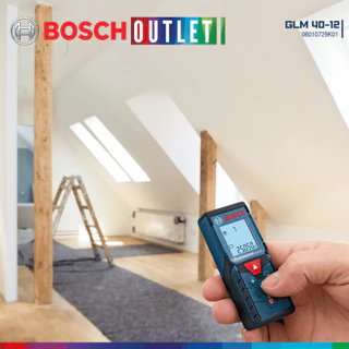BOSCH GLM 40-12 เครื่องวัดระยะเลเซอร์ 40 เมตร #06010729K1
