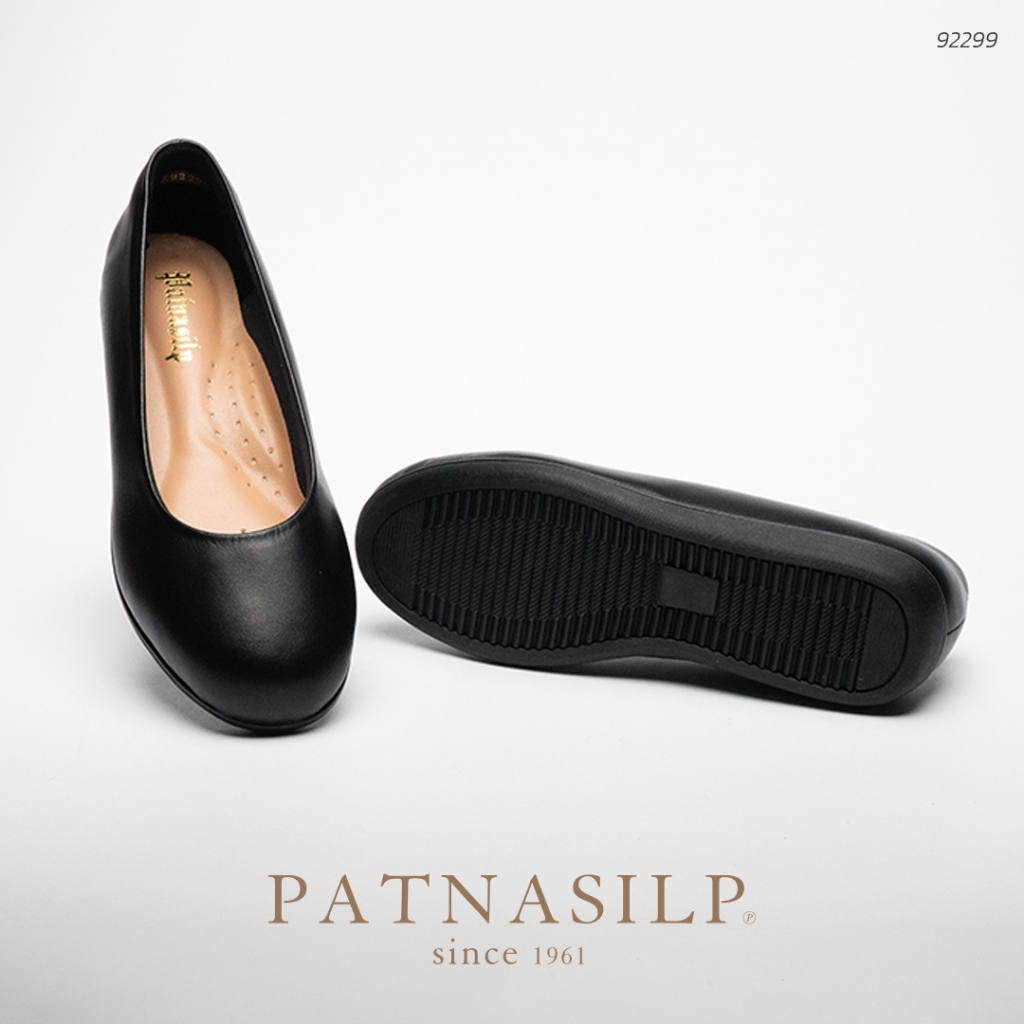 𝐏𝐀𝐓𝐍𝐀𝐒𝐈𝐋𝐏 รองเท้าคัชชู หนังแกะนิ่ม ซับในฟองน้ำรอบด้าน หน้ากว้างมาก พื้นนิ่มมาก น้ำหนักเบา | 92299 - รูปที่ 3