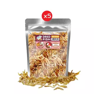 Bok Bok ขนมน้องหมา ปลากรอบ 50 กรัม 5 ซอง ไม่ปรุงรส ไม่เติมเกลือ อบแห้ง ทานได้ทั้งน้องหมาและน้องแมว