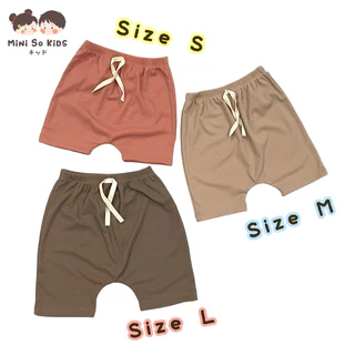 New item‼️กางเกงก้นป่องขาสั้นเด็ก👦🏻👧🏻