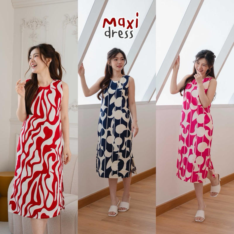 Maxi dress setใหม่ 7 ลาย