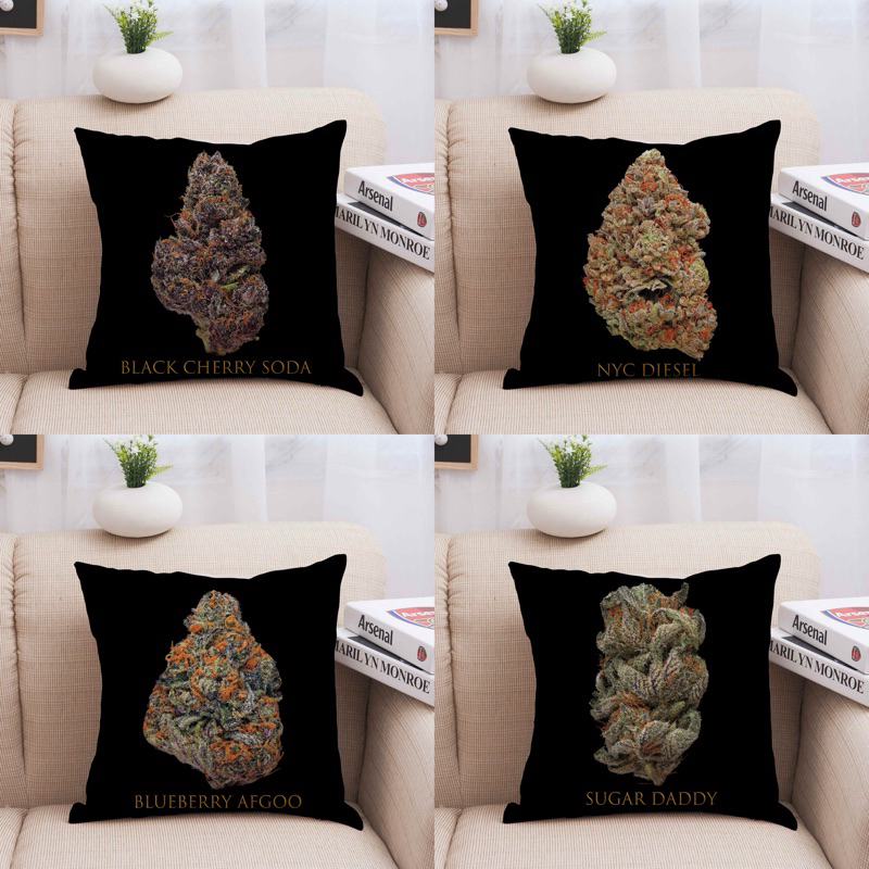 420 Buds Designs Pillow case Size: 45x45cm