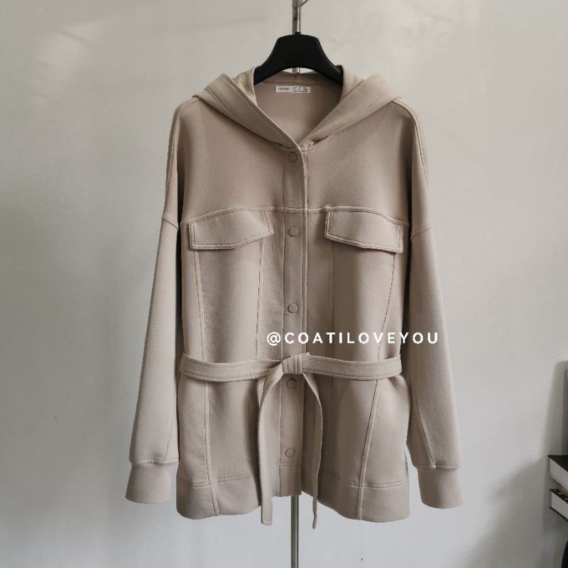 OYSHO​ MINIMAL HOODIE​