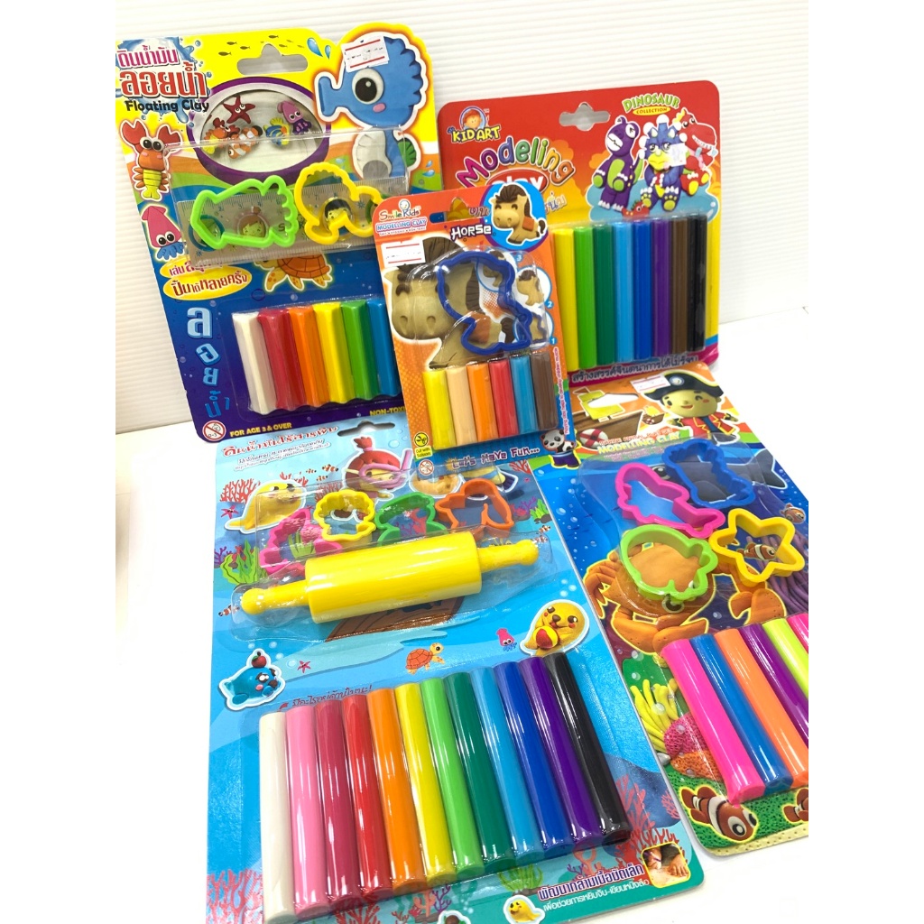 ดินน้ำมันไร้สารพิษ ดินน้ำมัน Smile kids ดินน้ำมัน เสริมสร้างพัฒนาการเด็ก ดินน้ำมัน