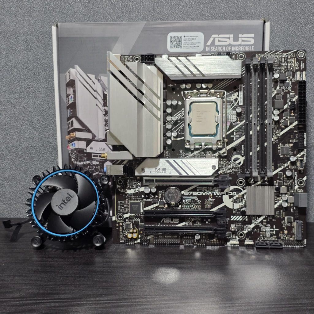 CPU INTEL CORE I5 13500 (Intel UHD Graphics 770) + ASUS PRIME B760M -A WIFI 6 (DDR4) (LGA1700) มือ2 