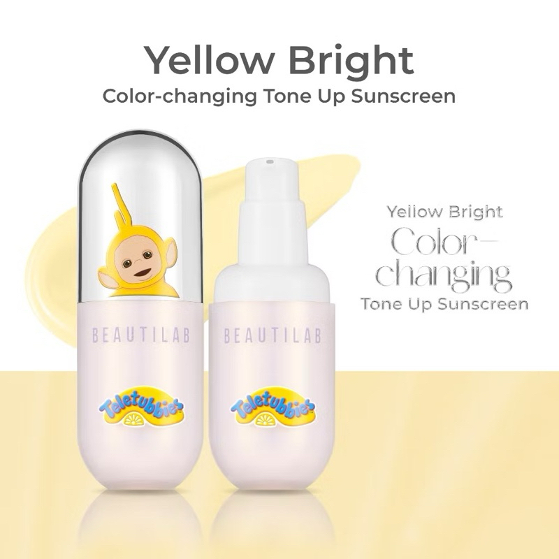 กันแดดเหลืองเปลี่ยนสี Teletubbies Collection BEAUTILAB YELLOW BRIGHT COLOR-CHANGING TONE UP SUNSCREE