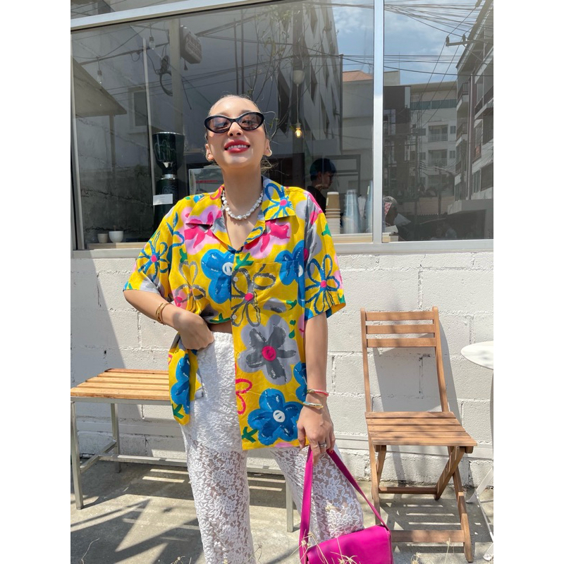 SUMMER SPUN HAWAII SHIRT ver.2🌼🌈✨ รูปที่ 3