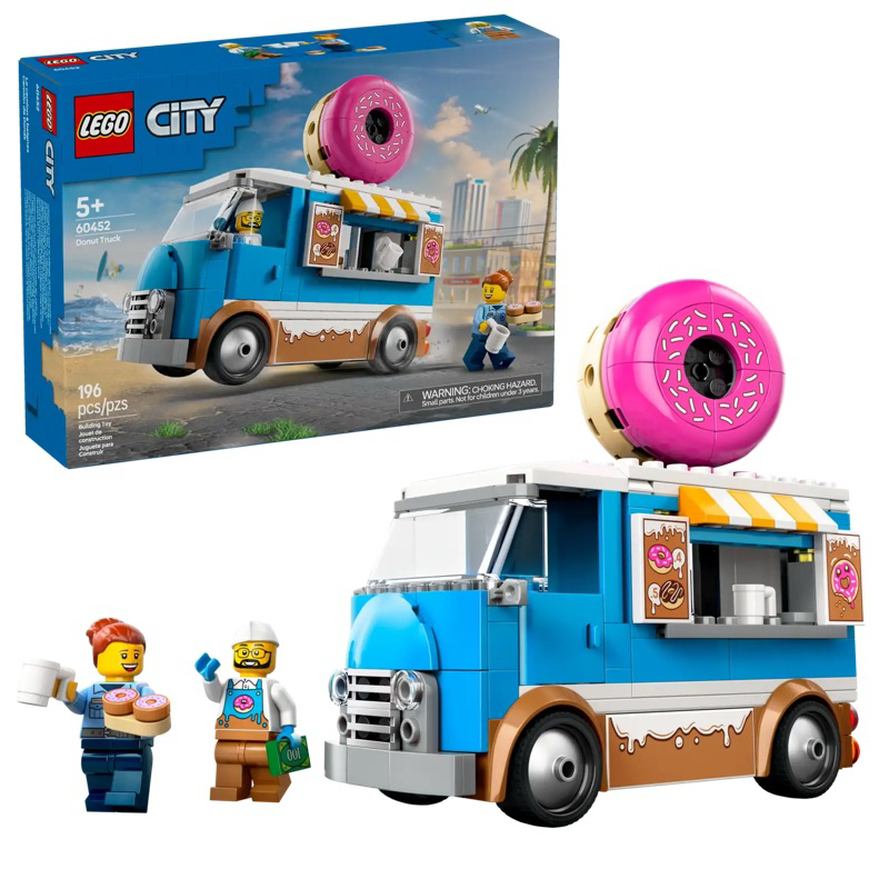 LEGO City 60452 Doughnut Truck (196 Pieces)