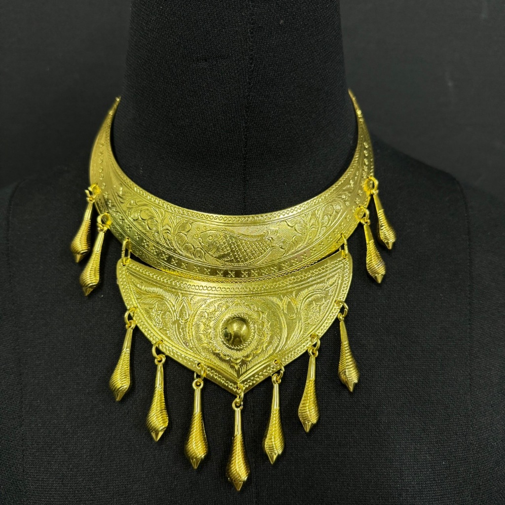 สร้อยคออีสาน เครื่องประดับชุดนางรำ เครื่องประดับชุดแบบไทยๆ