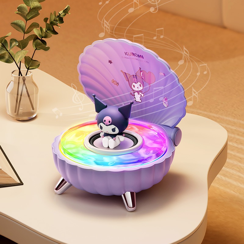Sanrio Shell คุณภาพสูง Kuromi Audio ของขวัญวันเกิดสาวน่ารักลําโพงบลูทูธไร้สาย