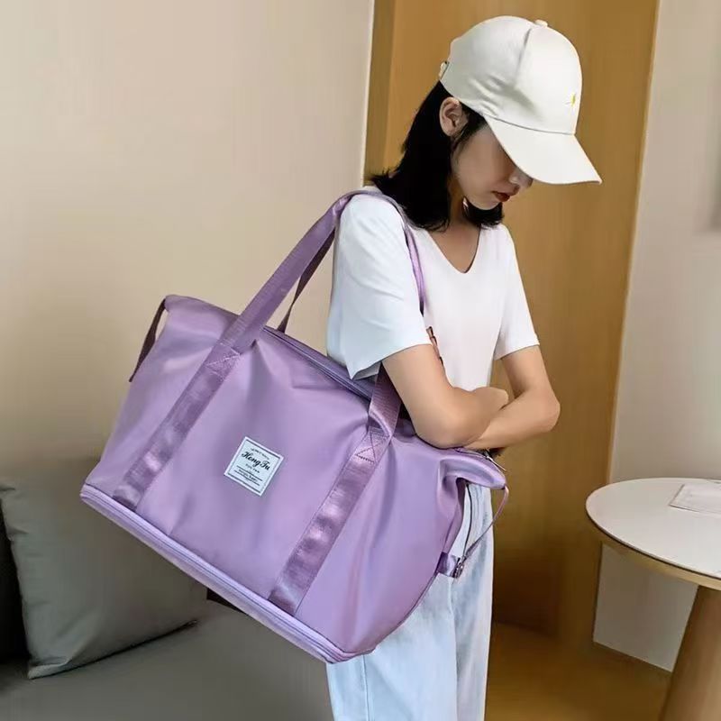 IVร ธลฐ กระเป่าใส่เสื้อผ้า กระเป้าเดินทาง ใบใหญ่ [ไ พับเก็บได้ บรรจุของได้เยอะ พร้อมเดินทาง
